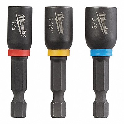 MILWAUKEE 49664561 Nutsetter Set Steel Impact Rated