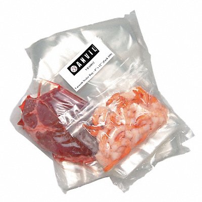 VOLLRATH 40815 Vacuum Sealer Bag 12 in L 8 in W PK100