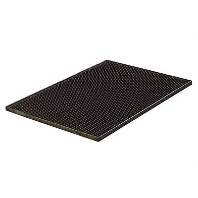 CARLISLE 1060103 Bar Mat 12x18 in Black PK6
