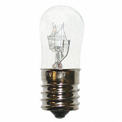 GRAINGER 6S67120V 6 W S6 Intermediate Screw (E17)