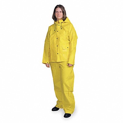 CONDOR 4T224 D2286 Rain Suit Jacket/Bib Unrated Yellow S