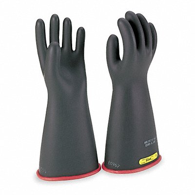 SALISBURY E114RB10H Elec Insulating Gloves Type I 10-1/2 PR1