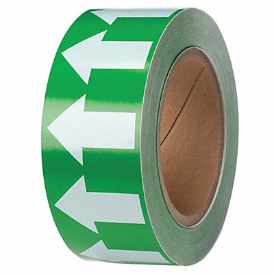 BRADY 91421 D3613 Pipe Marking Tape Grn 2in W 90ft Roll L