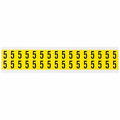 BRADY 34205 D4796 Carded Numbers and Letters 5