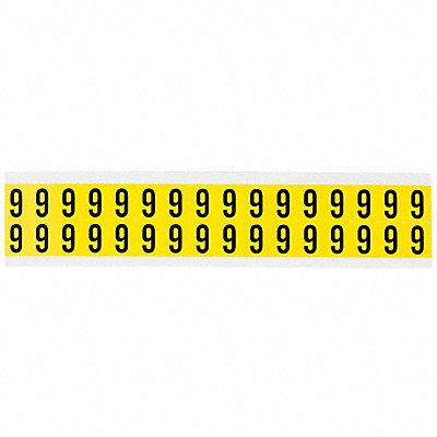 BRADY 34206 D4796 Carded Numbers and Letters 6
