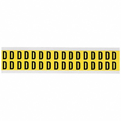 BRADY 3420D D4797 Letter Identification Card D PK32