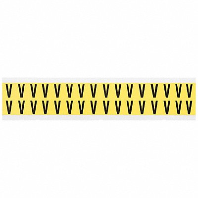 BRADY 3420V D4797 Letter Identification Card V PK32