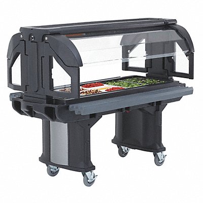 CAMBRO EAVBR5110 Food Bar 62 3/4 in H Black