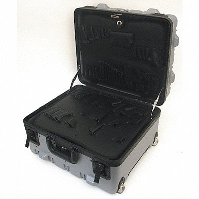 PLATT 369THGSGSH Protective Case 5 in TSA Combo Lock with Recessed Latches Grey