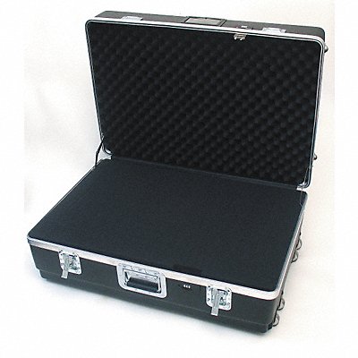 PLATT 322211AH Protective Case 5 1/2 in TSA Combo Lock with Recessed Latches Blk