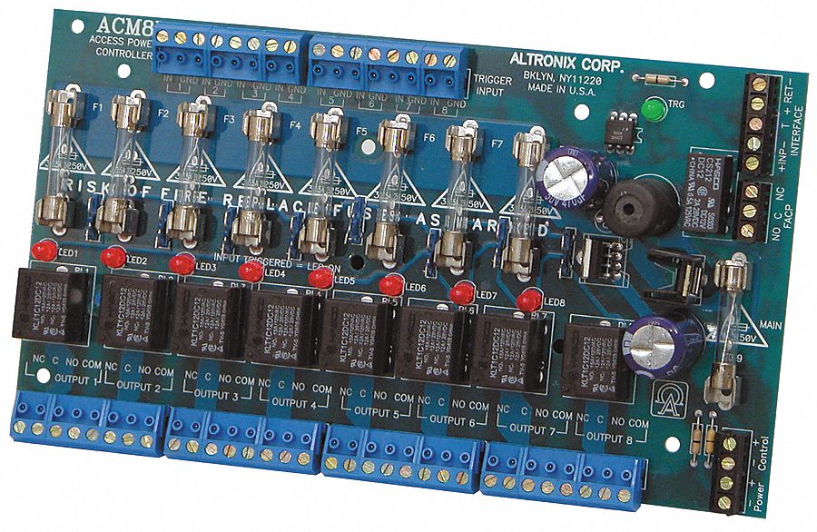 ALTRONIX ACM8 Access Power Controller 8 Fused Trigger