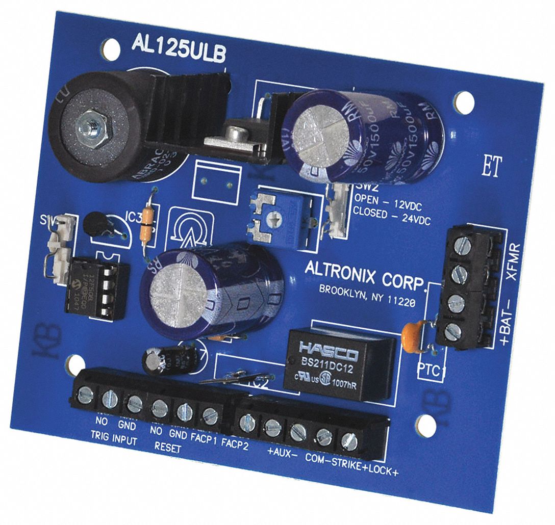 ALTRONIX AL125ULB Power Supply 2Out 12Dc Or 24Dc @ 1A