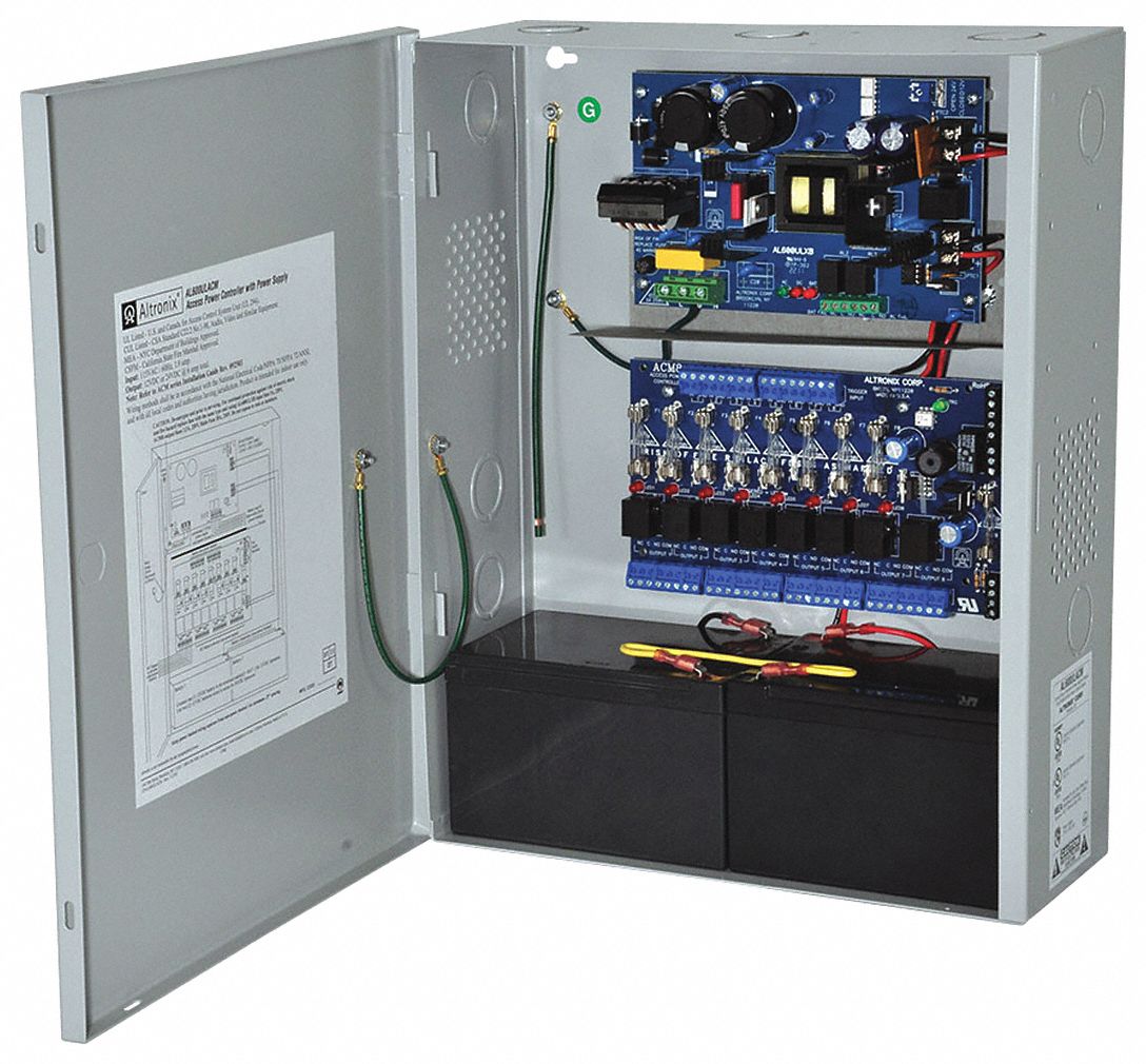 ALTRONIX AL600ULACM Power Supply 8 Fuse 12VDC Or 24VDC @ 6A