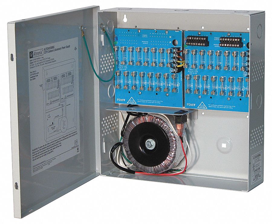 ALTRONIX ALTV2432300UL Power Supply 32 Fuse 24Vac @ 12.5A