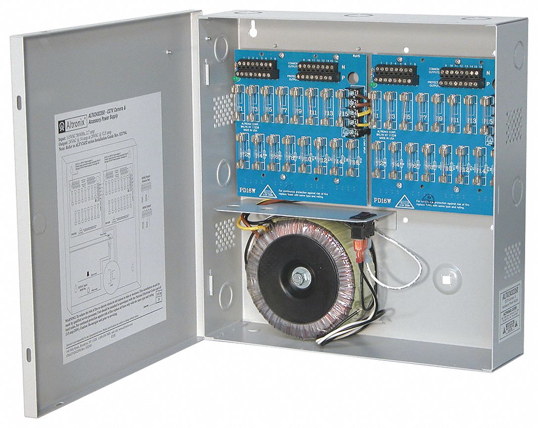 ALTRONIX ALTV2432350 Power Supply 32 Fuse 24Vac @ 14A