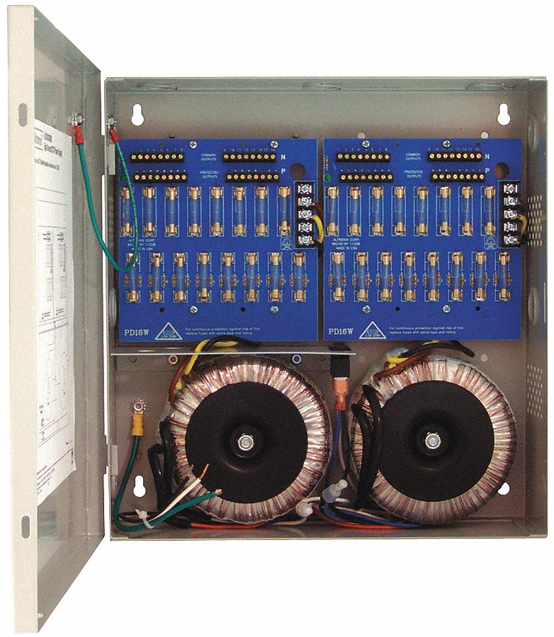 ALTRONIX ALTV2432600UL Power Supply 32 Fuse 24Vac @ 25A