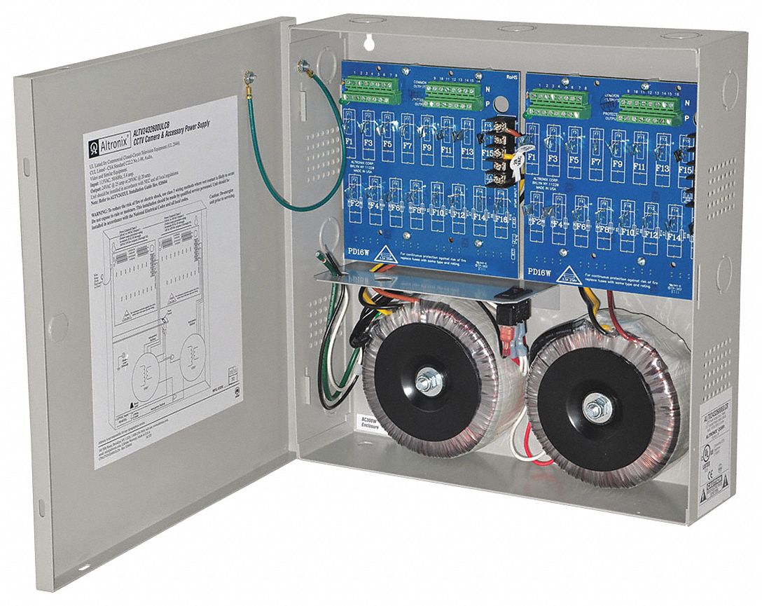 ALTRONIX ALTV2432600ULCB Power Supply 32PTC 24Vac @ 25A