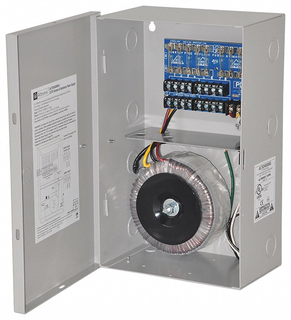 ALTRONIX ALTV248300UL Power Supply 8 Fuse 24Vac @ 12.5A