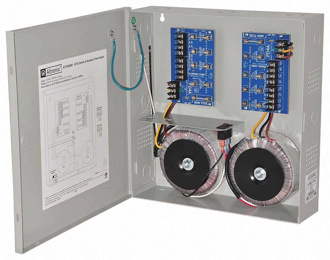 ALTRONIX ALTV248600 Power Supply 8 Fuse 24Vac @ 28A
