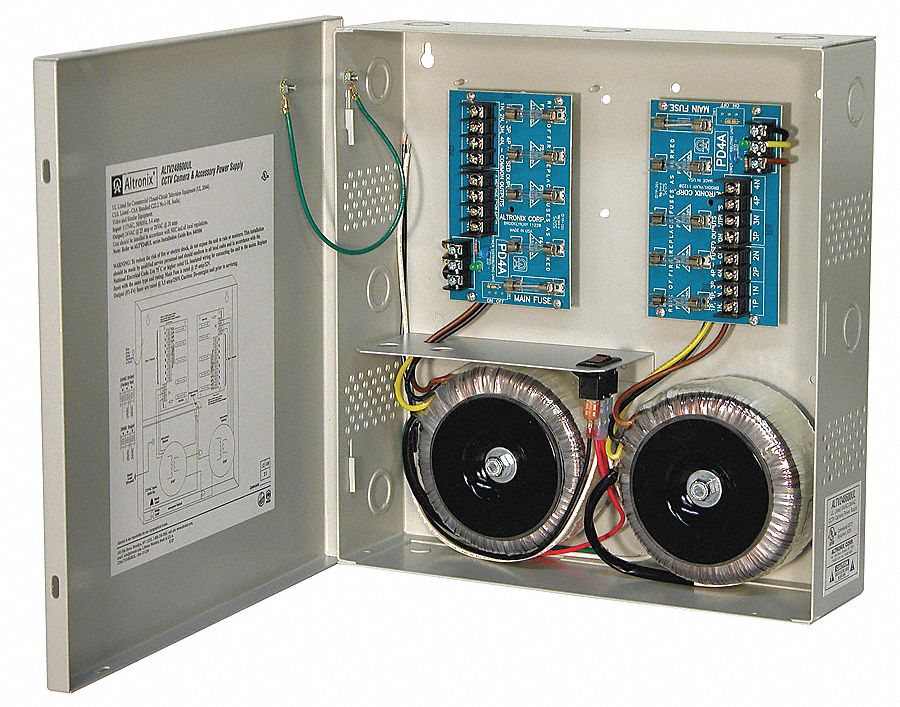ALTRONIX ALTV248600UL Power Supply 8 Fuse 24Vac @ 25A