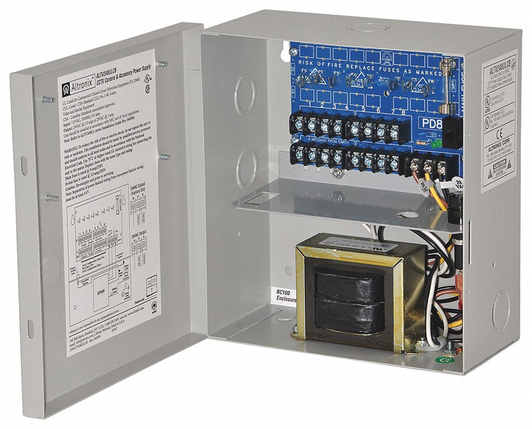 ALTRONIX ALTV248ULCB Power Supply 8PTC 24Vac @ 3.5A