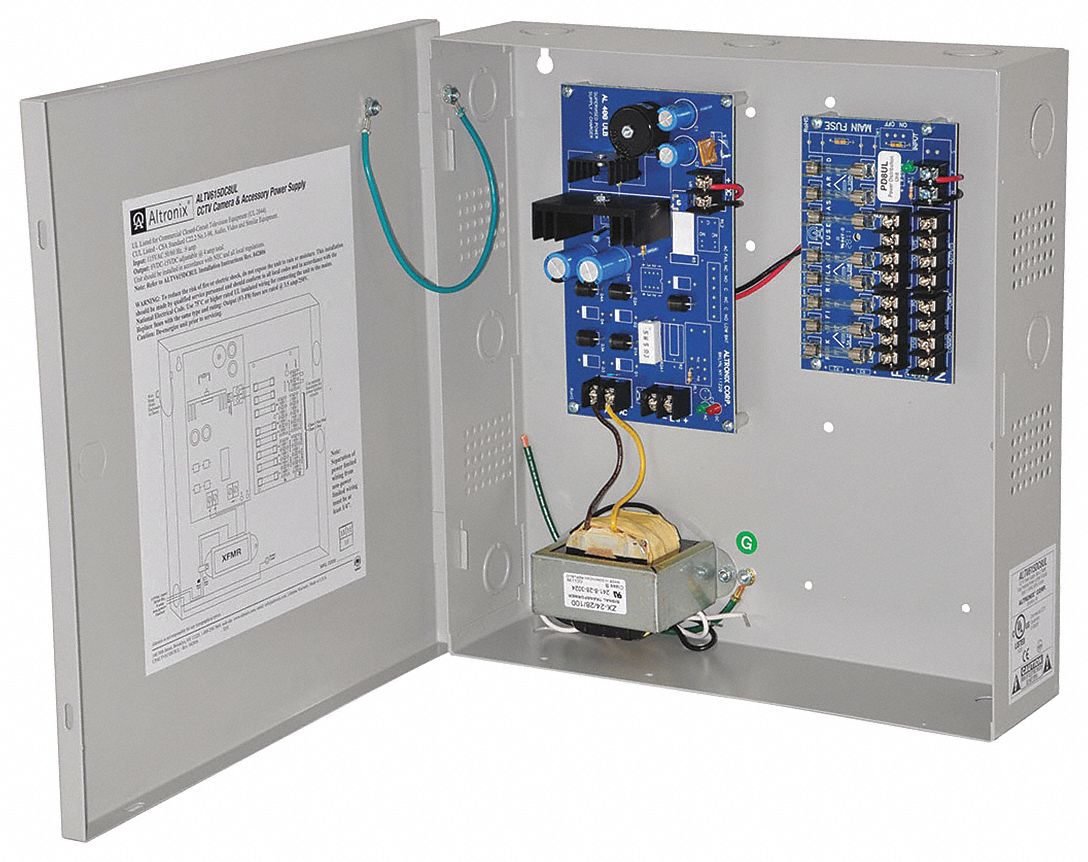 ALTRONIX ALTV615DC8UL Power Supply 8 Fuse 6-15VDC @ 4A