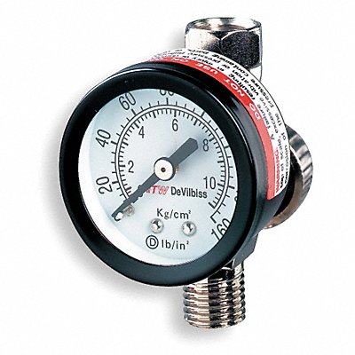 DEVILBISS HAV501 Air Regulator with Gauge 100 psi 180F
