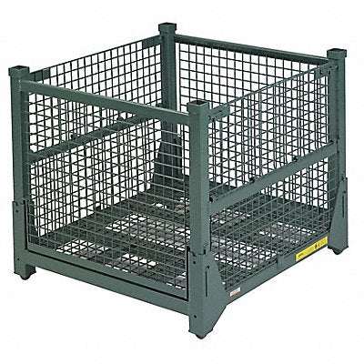 STEEL KING HF4WM454842VG Clps Bulk Ctr Vista Green Vented 48 in