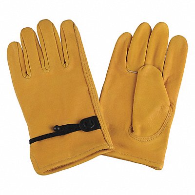 CONDOR 4TJY9 D1649 Leather Gloves Yellow S PR