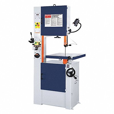 DAYTON 4TK02 Band Saw Vertical 82 TO 385 SFPM