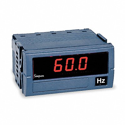 SIMPSON ELECTRIC F351910 Digital Panel Meter Frequency