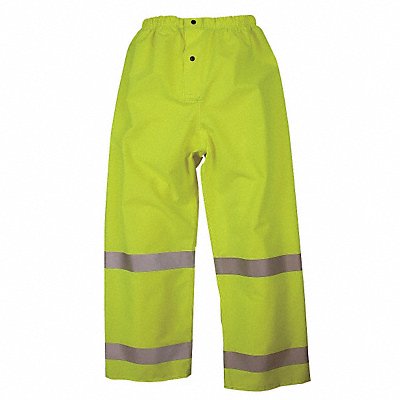 NASCO 101PFYX Rain Pants Class E Yellow/Green XL