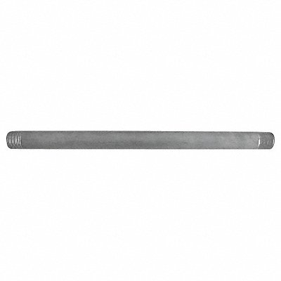 GRAINGER E6BNH18 Pipe 1-1/2 In Threaded both Ends 24 In 316