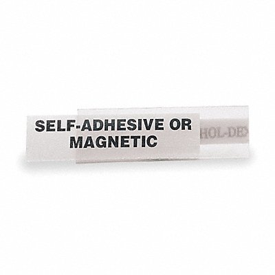 HOL-DEX L31GR Label Holder Clear Matte Slide-In PK25