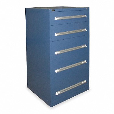 VIDMAR SEP3214ALDB Modular Drawer Cabinet 59 x30 x28 Dark Blue 5Drwr
