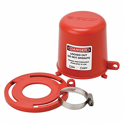 BRADY 113233 Cover Plug Valve Lockout 1 1/2 to 2 1/8