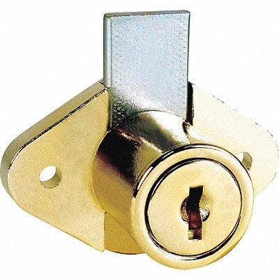 COMPX NATIONAL C8803KD3 Cabinet Drawer Dead Bolt Lock Gld Round