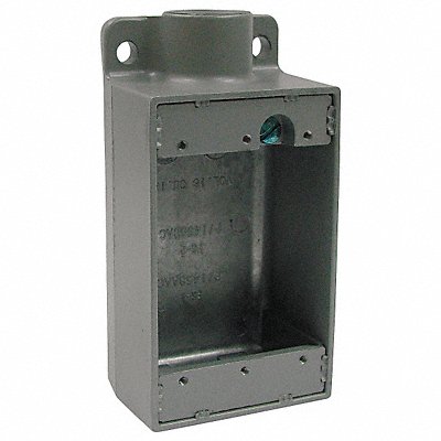 HUBBELL KILLARK FS2 Weatherproof Box 3/4in Hub 18cu. in