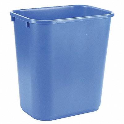 TOUGH GUY 4UAU5 Desk Recycling Container Blue 7 gal.