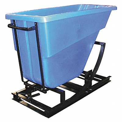 GRAINGER SD58BLUE F1969 Self Dumping Hopper Blue 750 lb