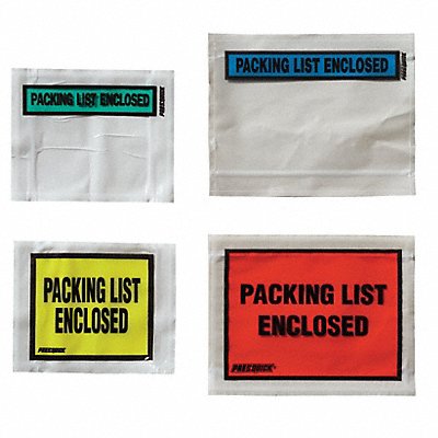 GRAINGER 4UDP2 Packing List Envelope 4-1/2 In PK1000