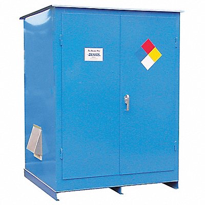 DENIOS P191300 Storage Locker Fire Rated 2 Tote Steel