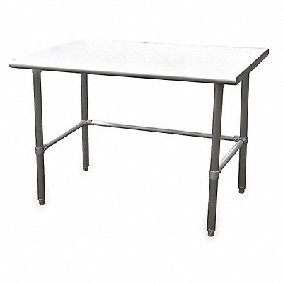 GRAINGER 4UEJ4 K8325 Fixed Work Table SS 60 W 30 D