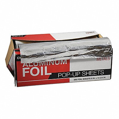 GRAINGER 4UGH7 Foil Sheet Aluminum 12 in Roll L PK500