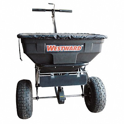 WESTWARD 4UHD1 Broadcast Spreader 125 lb Pneumatic