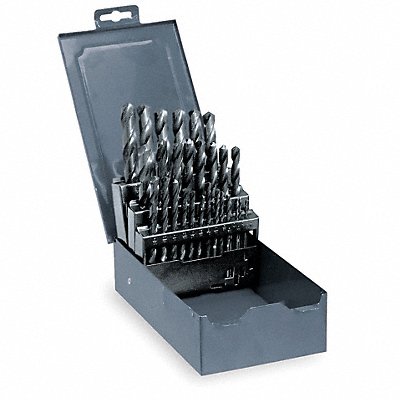 WESTWARD 5UDP2 Jobber Drill Set 29 pc HSS