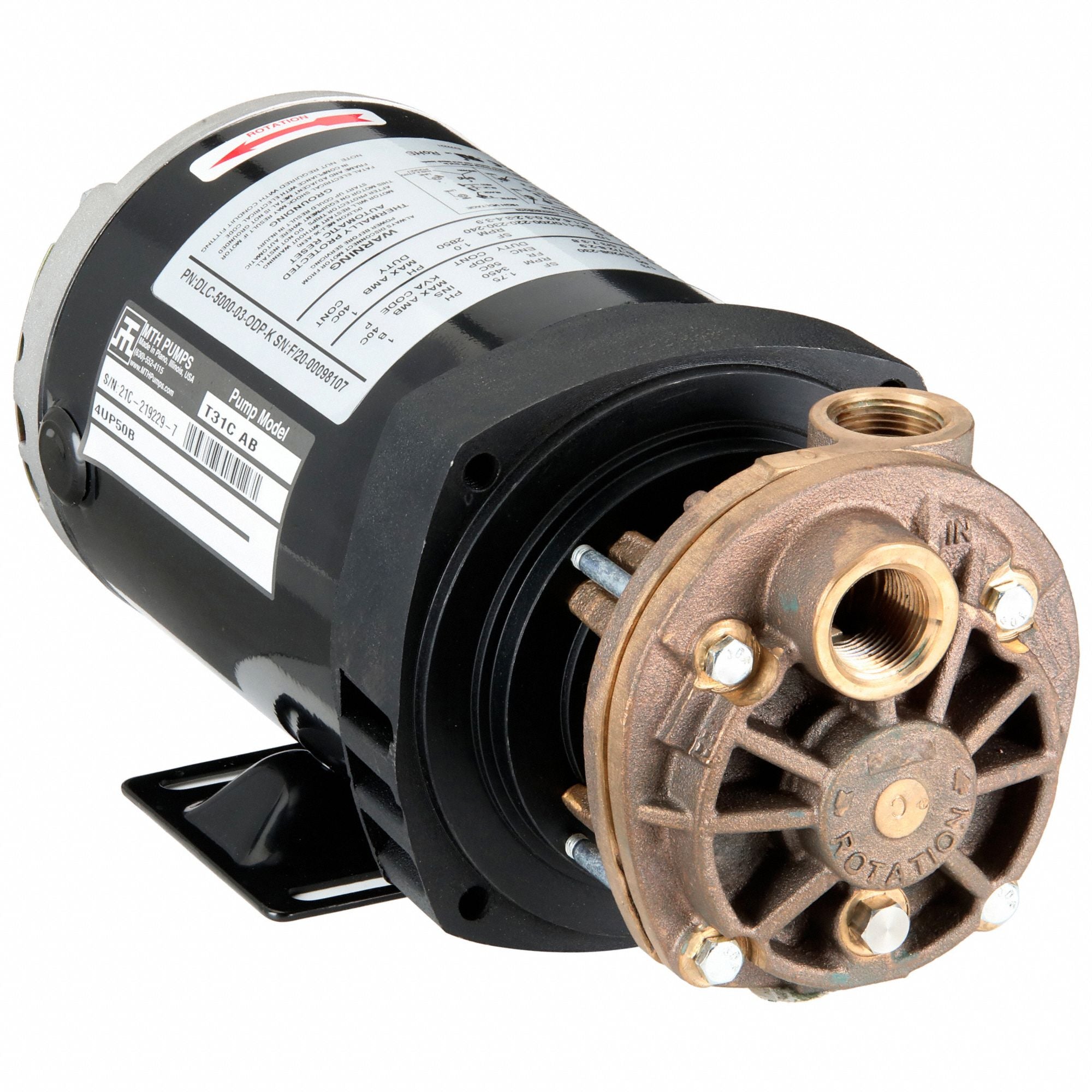 DAYTON 4UP50 Pump Turbine 1/3 HP