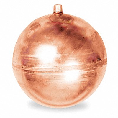 GRAINGER 109872 Float Ball Round Copper 6 In
