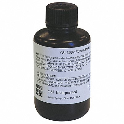 YSI 3682 Zobell Solution 270.0 to 198.5 mV 125 mL