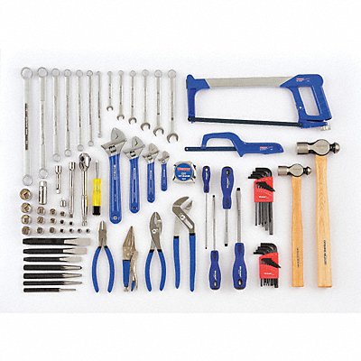 WESTWARD 54YN09 Master Tool Set General Purpose SAE/Metric